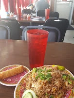 Chicken Fried Rice & Egg Roll